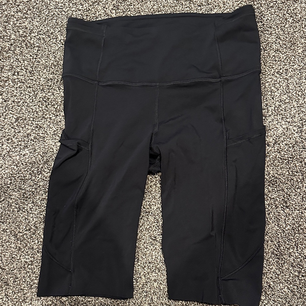 lululemon athletica Black Bike Shorts